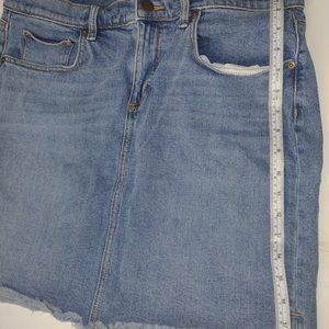 One 5 One Denim Pencil Skirt Size Medium Stretch Modest